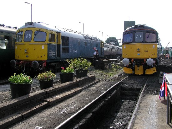Sisters together — 33063 and 33065 at Tunbridge Wells West
